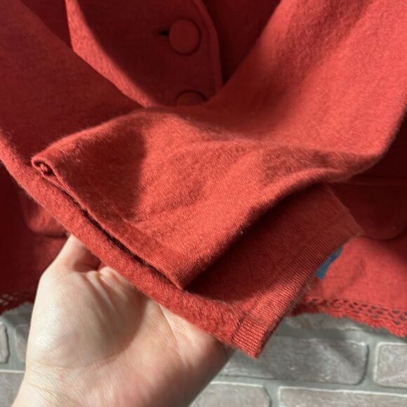 Apt. 9 100% wool sweater cardigan jacket size 1X - Picture 4 of 10